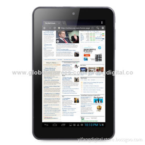 7" Dual Core Tablet PC with AML8726-MXS Dual Core Cortex A9 1.5GHz CPU and 1,024 x 600P Resolution